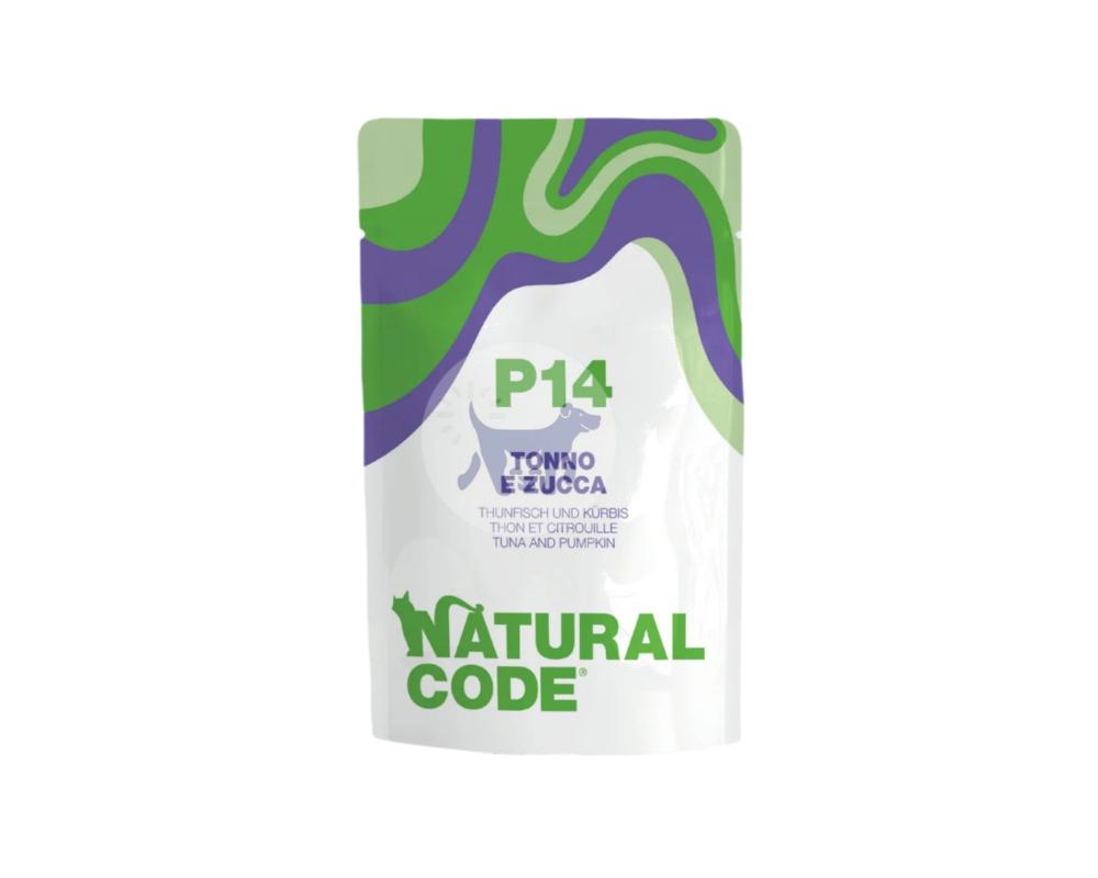 Natural Code P14 Pouch Tuna and Pupmkin Wet Food for Cats 70g