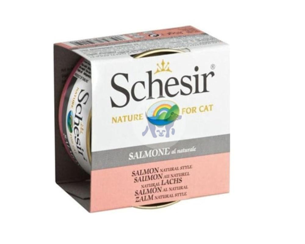 Schesir Cat Tuna Natural Style Salmon Wet Food 85g