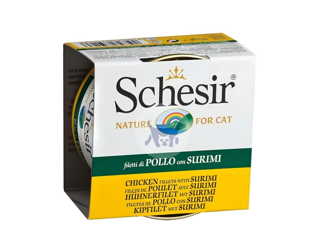 شيزر طعام رطب للقطط بالدجاج والسوريمي 85g