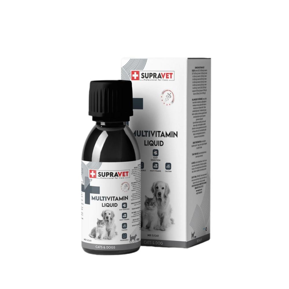 سوبرافيت مكمل غذائي متعدد الفيتامينات للقطط والكلاب 100ml