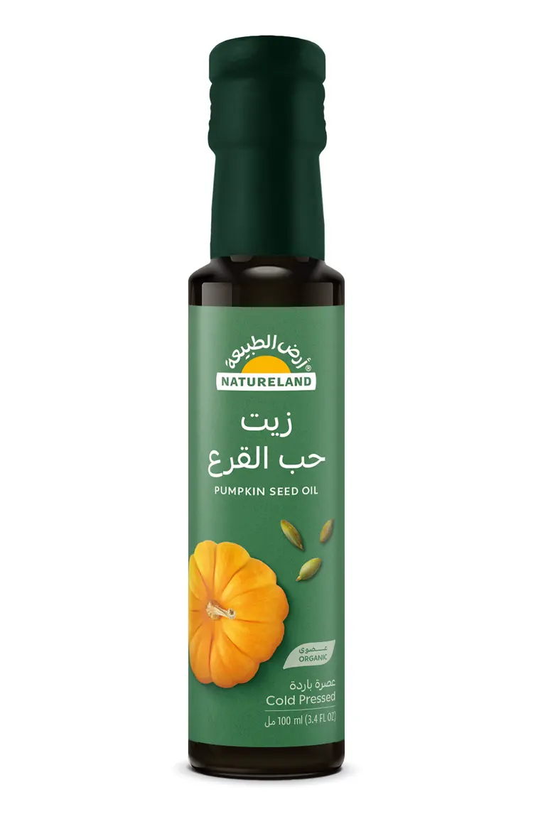 زيت القرع 100مل عضوي غير محمص أرض الطبيعة