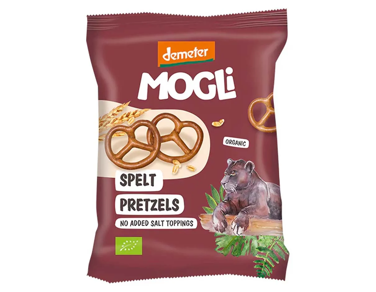 Mogli Organic Spelt Pretzels 50g