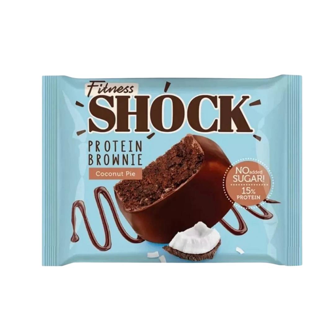 Fitness Shock Protein Brownie 50g - Coconut Cake Flavor