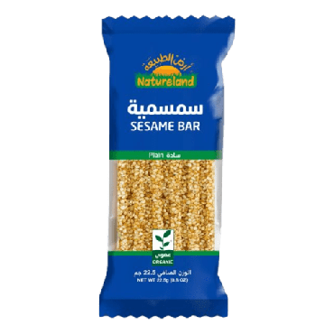 سمسمية بالسكر الكامل عضوي 22.5 جم أرض الطبيعة