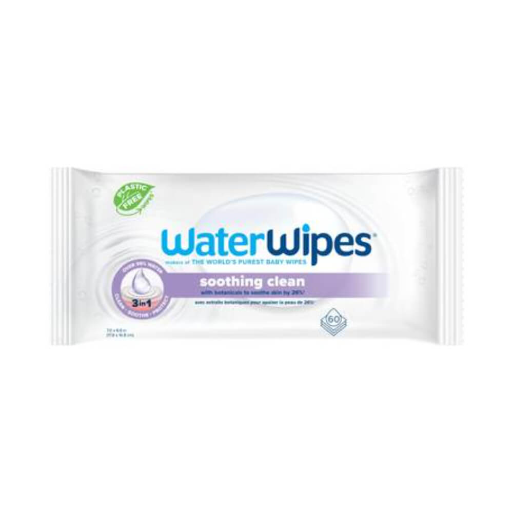WaterWipes Baby Soothing Clean wipes, 60 wipes