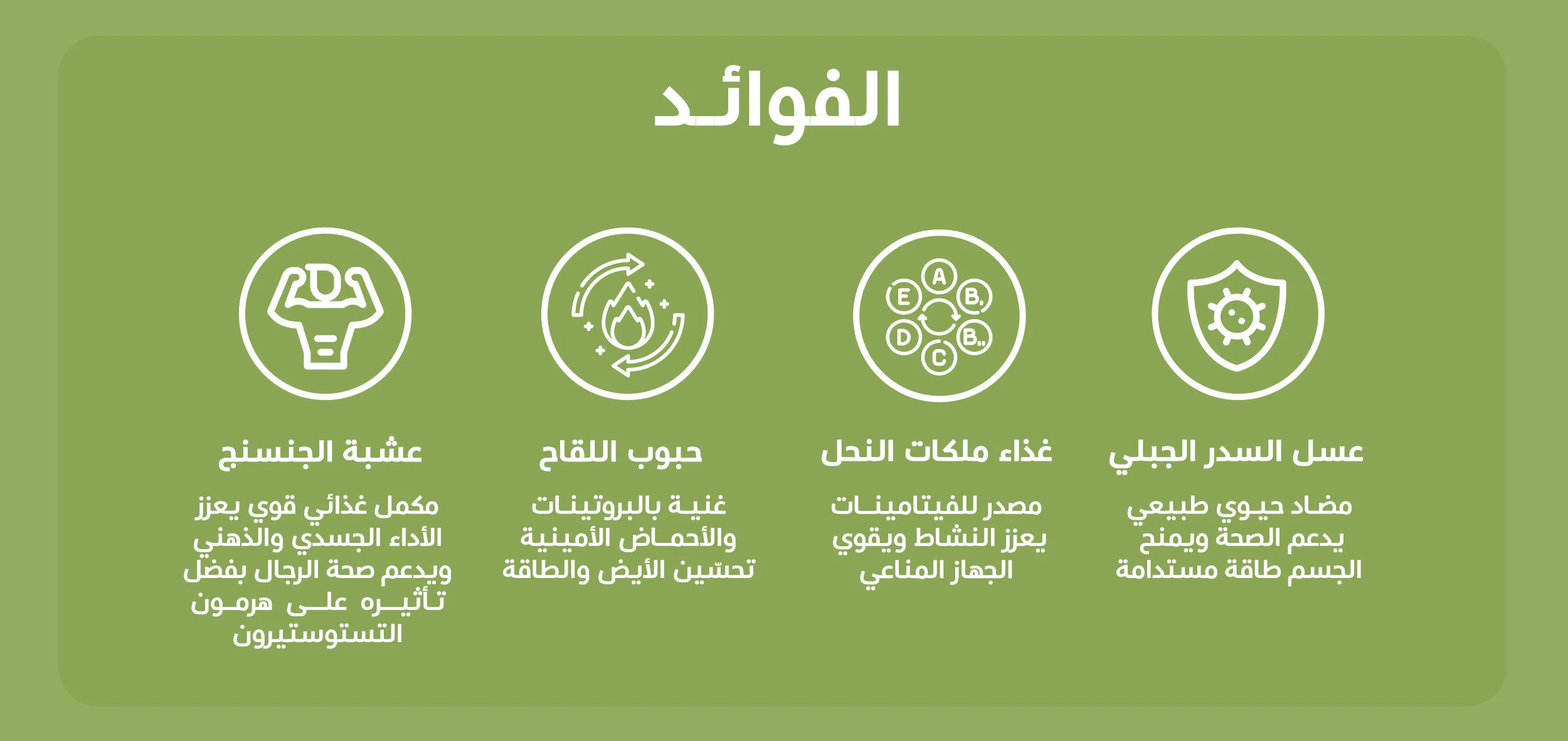عسل خلطة السعادة مع الجنسنغ، غذاء الملكات، حبوب اللقاح 500جم عسل أبونايف