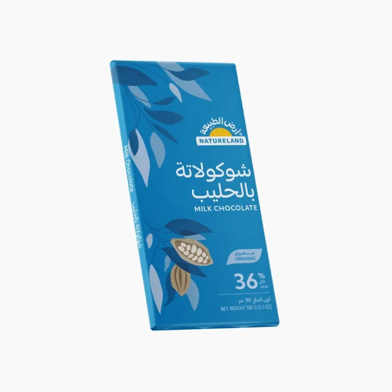 Natureland Organic Milk ChocolaNatureland Organic Milk Chocolate 100gte 100g