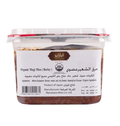 ميزو شعير عضوي ياباني 400جم أبازير