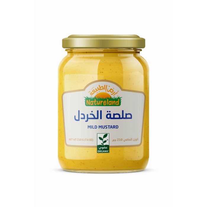 صلصلة الخردل عضوي 210جم أرض الطبيعة