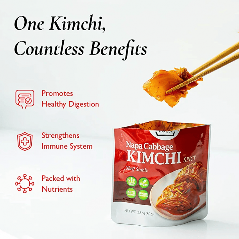 Jongga Sliced Napa Cabbage Kimchi 80g