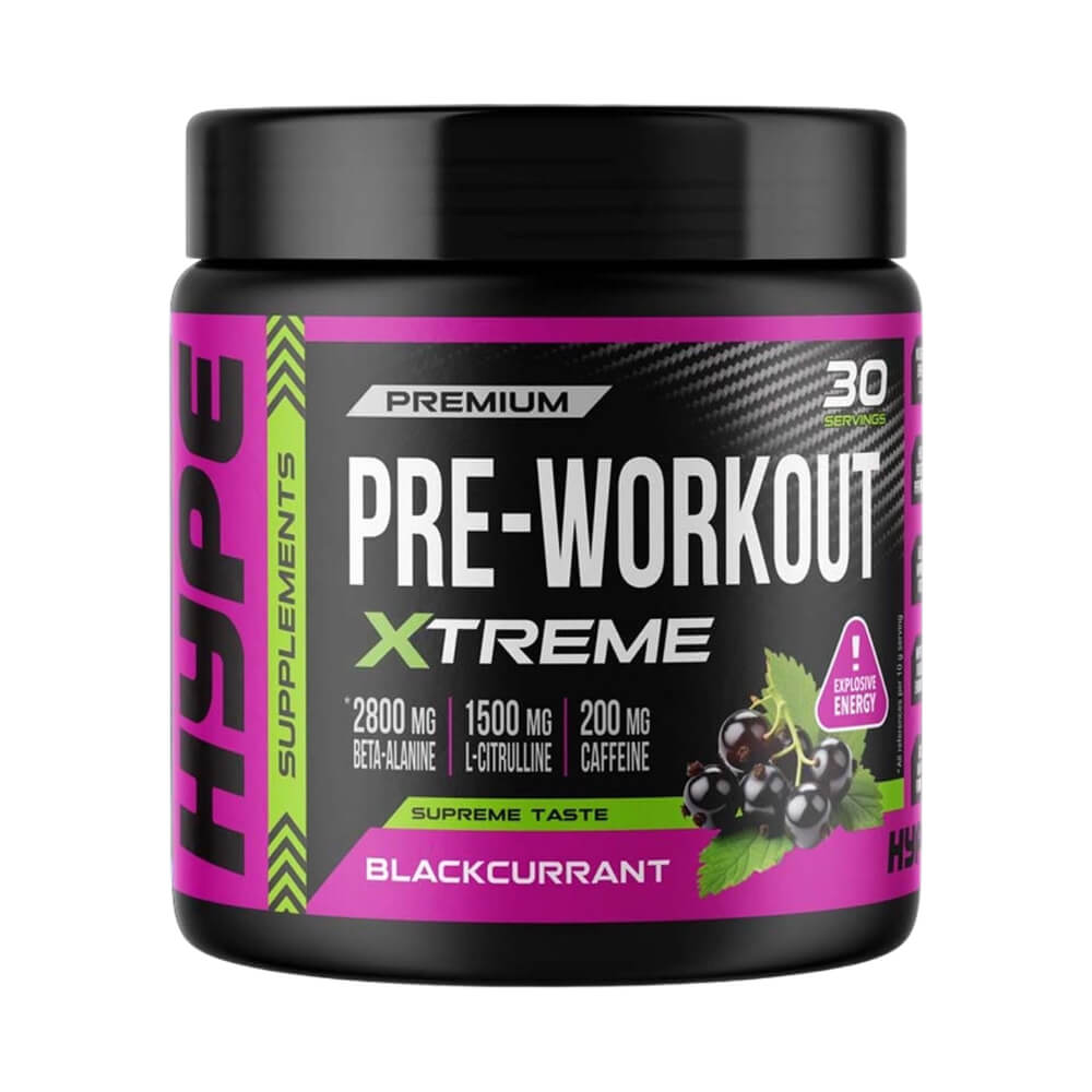 Hype Pre-Workout Extreme – Blackcurrant, 30 Servings