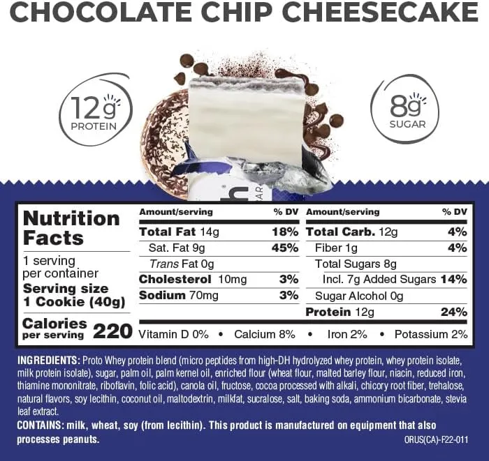 (Box) Power Crunch Wafer Protein Energy Bar 12x40g - Chocolate Cheesecake NF