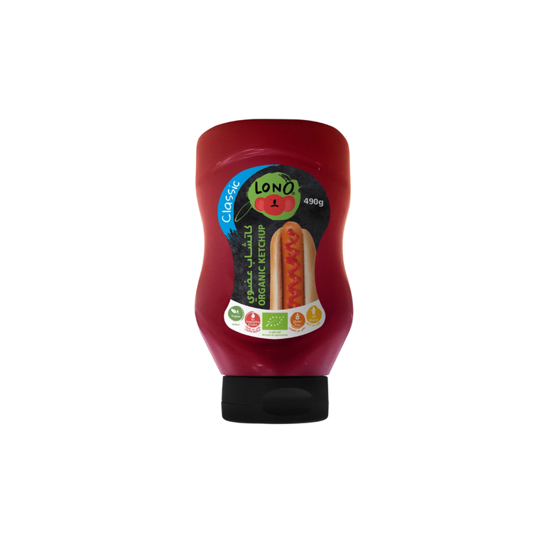 Lono Organic Classic Ketchup 490g Gluten Free