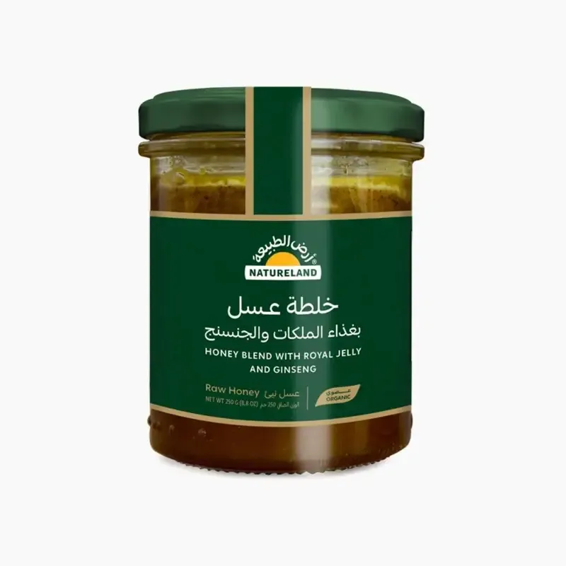 Natureland Honey Blend with Royal Jelly and Ginsing 250g
