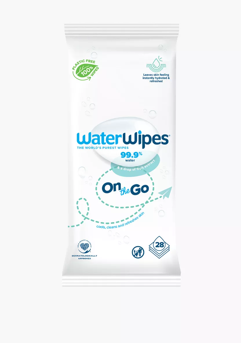 مناديل وتر وايبس للكبار - أثناء التنقل - 28 منديل