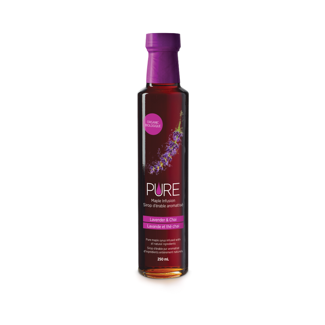 PURE MA PLE INFUSION: LAVENDER & CHAI MAPLE SYRUP - 250ML