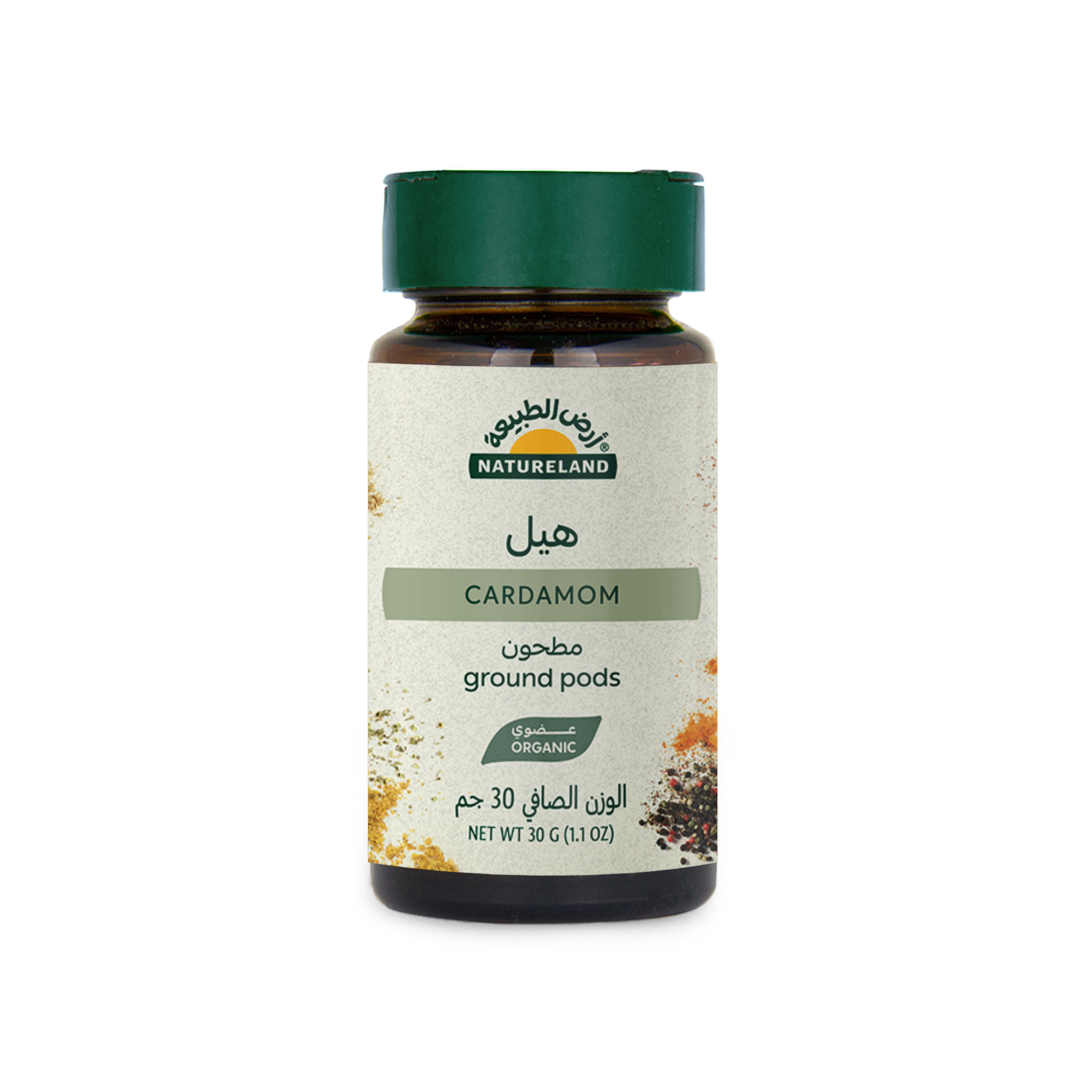 هيل مطحون عضوي 30 جم أرض الطبيعة