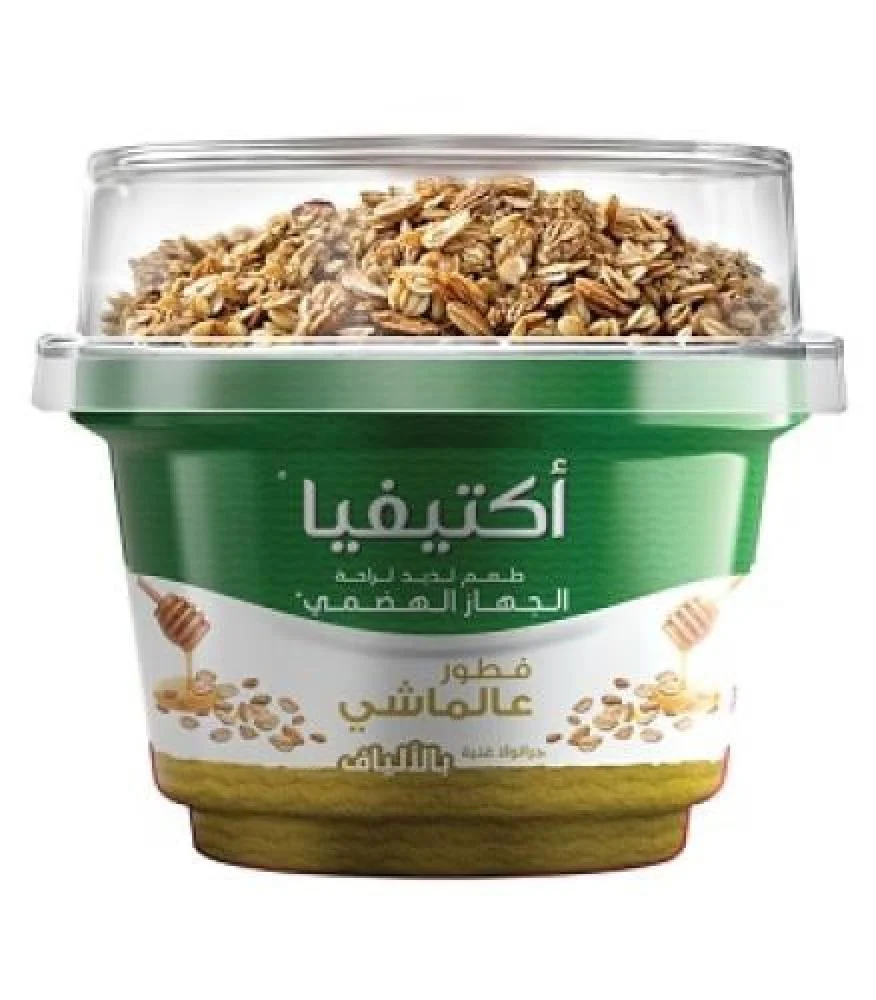 اكتيفيا زبادي فطور عالماشي بالشوفان والعسل أند قو 170 جرام - الصافي