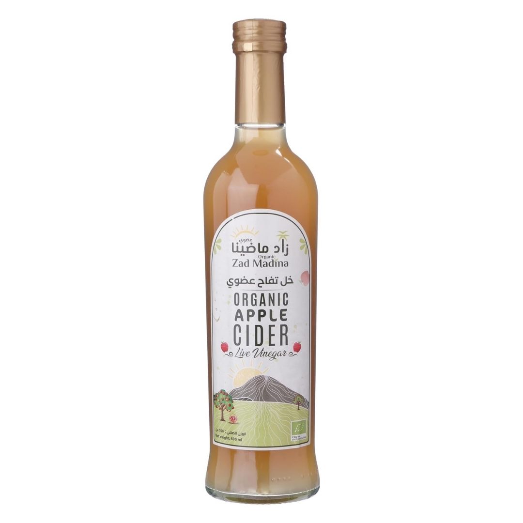 Zad Madina Organic Italian Apple Cider Vinegar, 500 ml