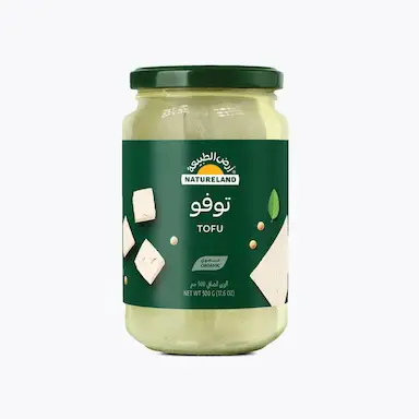 توفو عضوي 500 جم أرض الطبيعة