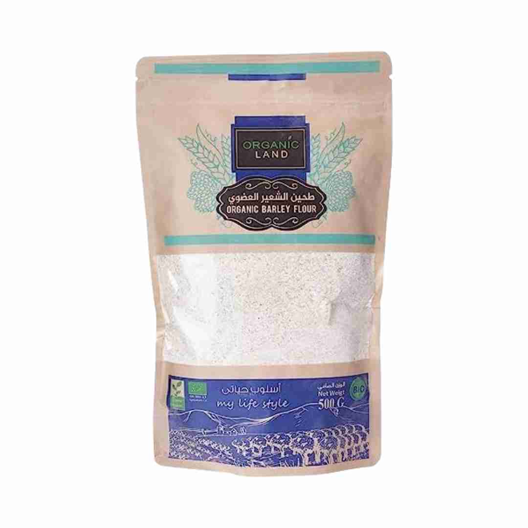 دقيق الشعير العضوي 500جم اورجانك لاند