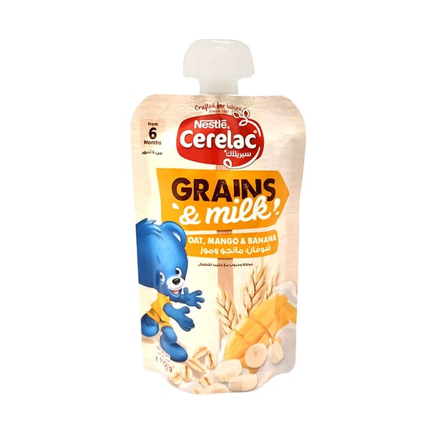 Cerelac Cereal with Milk 6+ Months – Mango, Oat & Wheat 110g