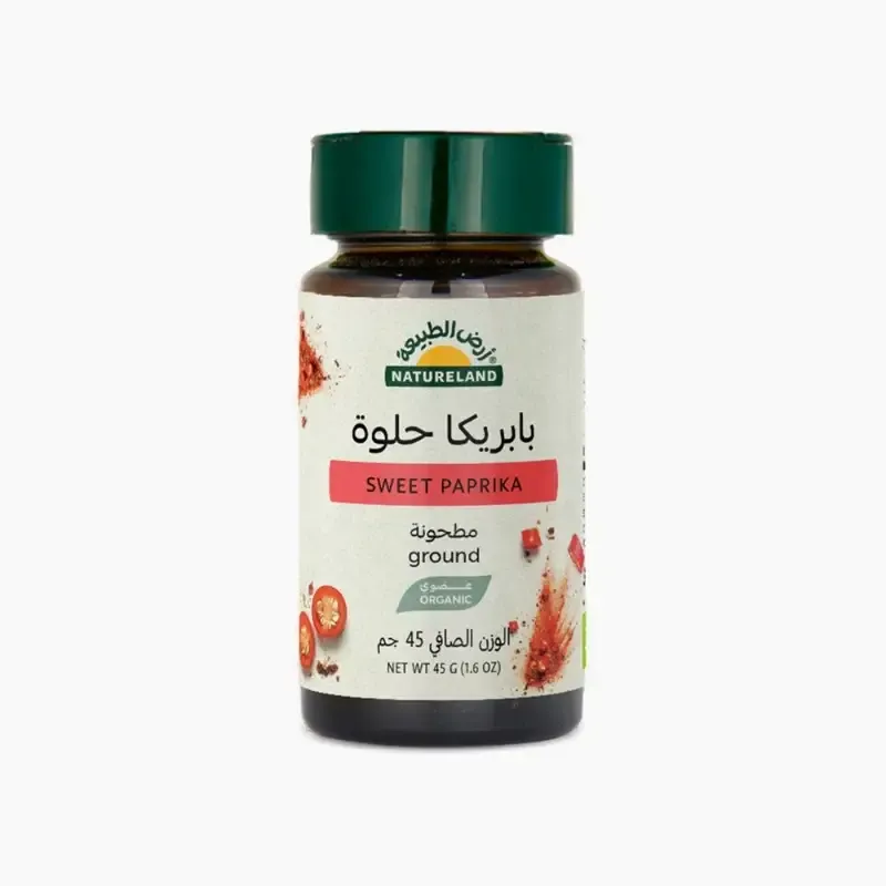 بهار بابريكا حلوة مطحونة 45جم عضوي أرض الطبيعة