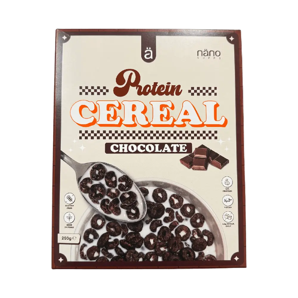 Nanosupps Ä Protein Cereal Vegan and Gluten Free - Chocolate 250g