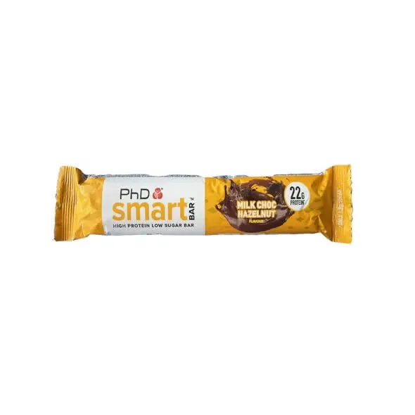 Phd Smart Bar Milk Chocolate Hazelnut High Protein Low Sugar Bar 64g