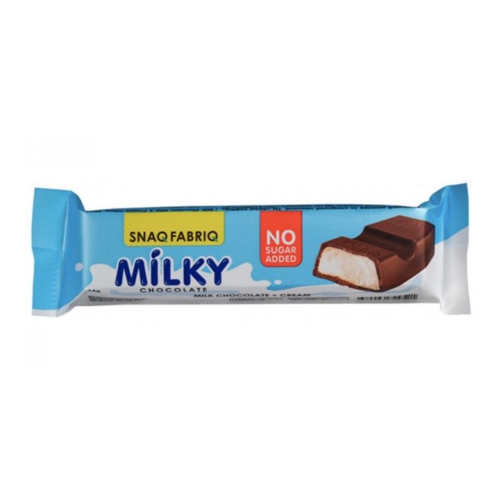  SNAQ FABRIQ chocolate bar with milk and cream 34g
