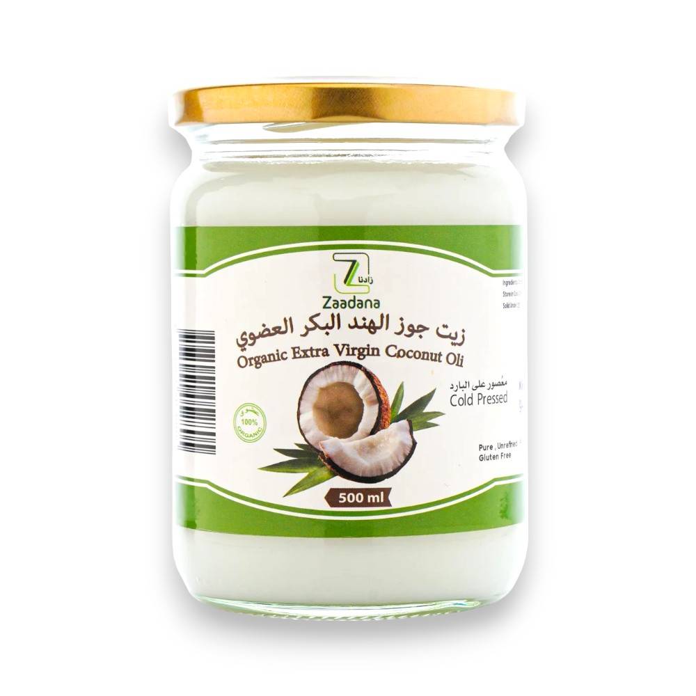 زادنا زيت جوز الهند العضوي 500 مل