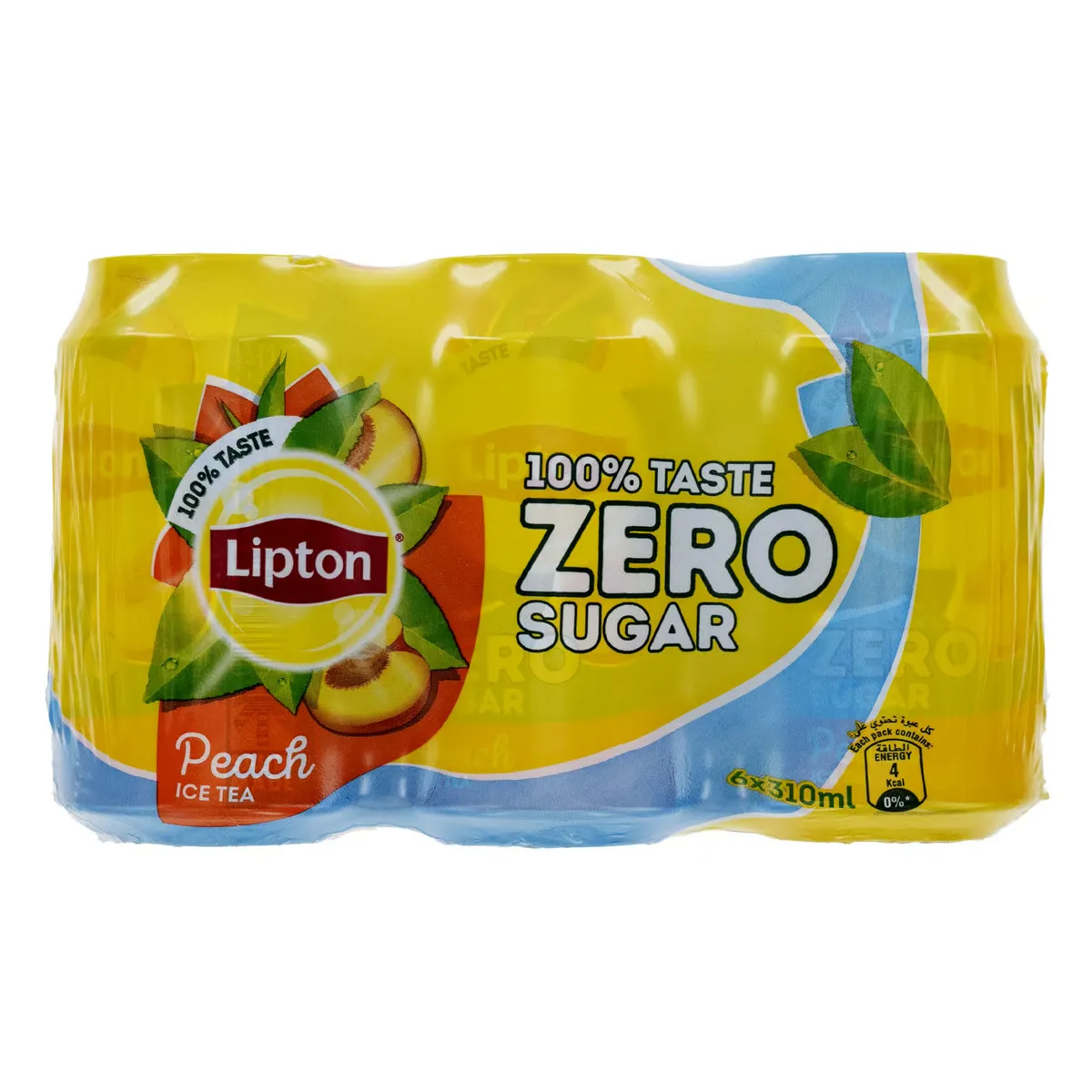 (Pack) Lipton Zero Sugar Peach Ice Tea 6x310 ml