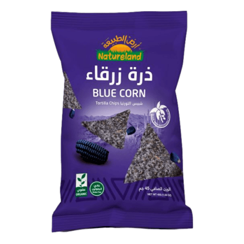 شيبش التورتيا ذرة زرقاء 45 جم ارض الطبيعة