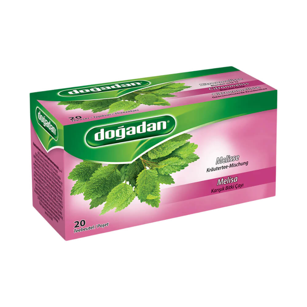 Doğadan Herbal Tea with Melissa – 20 Tea Bags