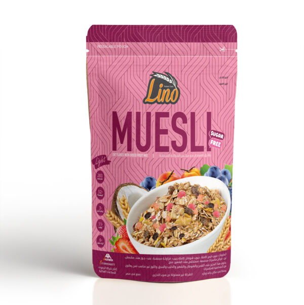 Lino Muesli with Dried Fruits - No Added Sugar - 375g
