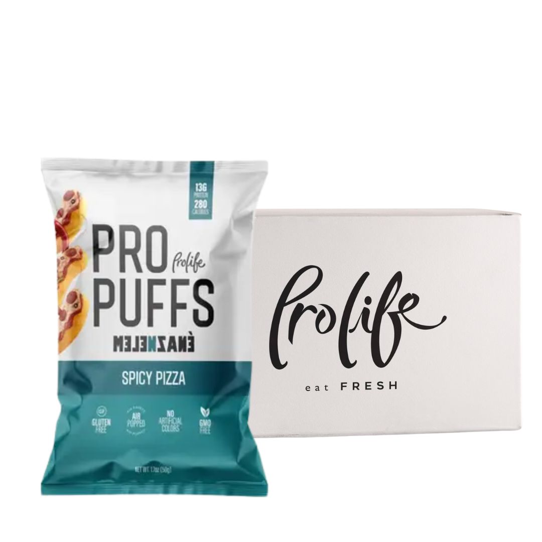 (Box of 20) Prolife Pro Puffs High Protein 50g - Spicy Pizza