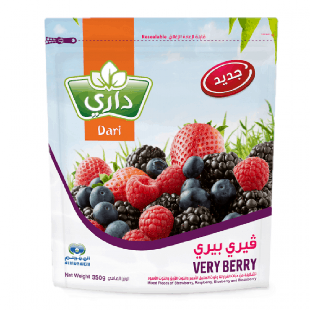 توت مشكل 350 جم داري (مجمد)