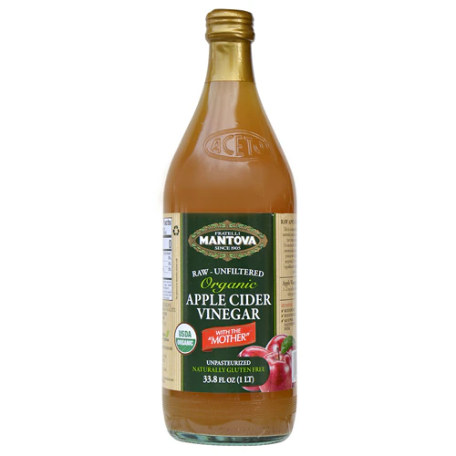 Mantova Organic Apple Cider Vinegar Unfiltered 1L