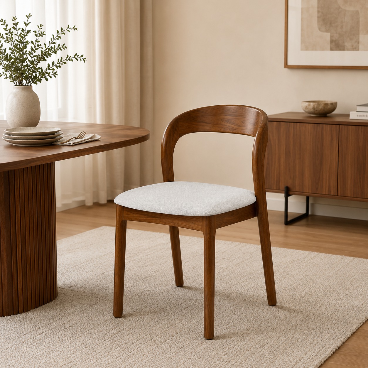  كرسي نوفا الخشبي | Nova Wooden Dining Chair 