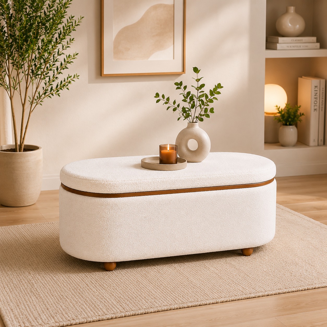  صندوق الجلسة الفاخر “إيليت” – Ottoman Storage Bench 