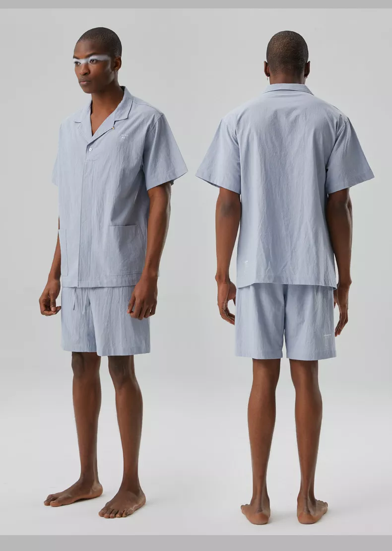 بجامة باتون شورت ازرق xl