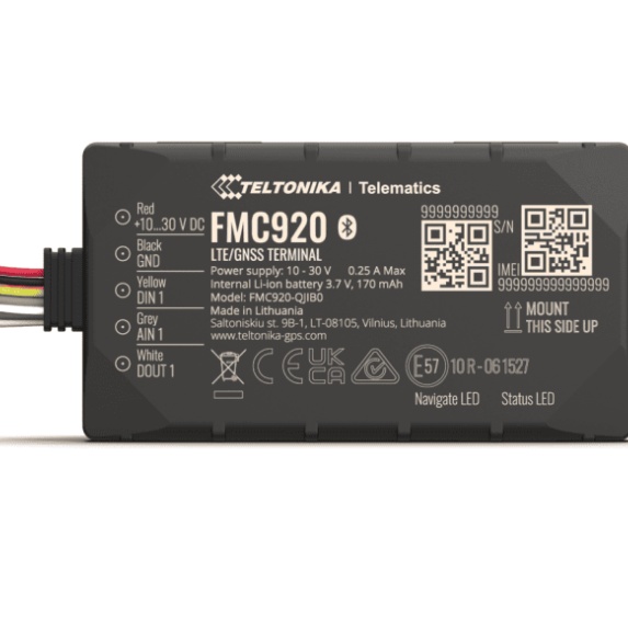 جهاز تتبع Teltonika FMC920 الذكي للسيارات مع 4G