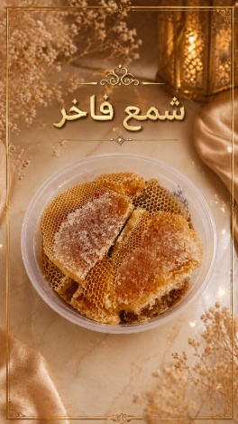 شمع فاخر طبيعي 
