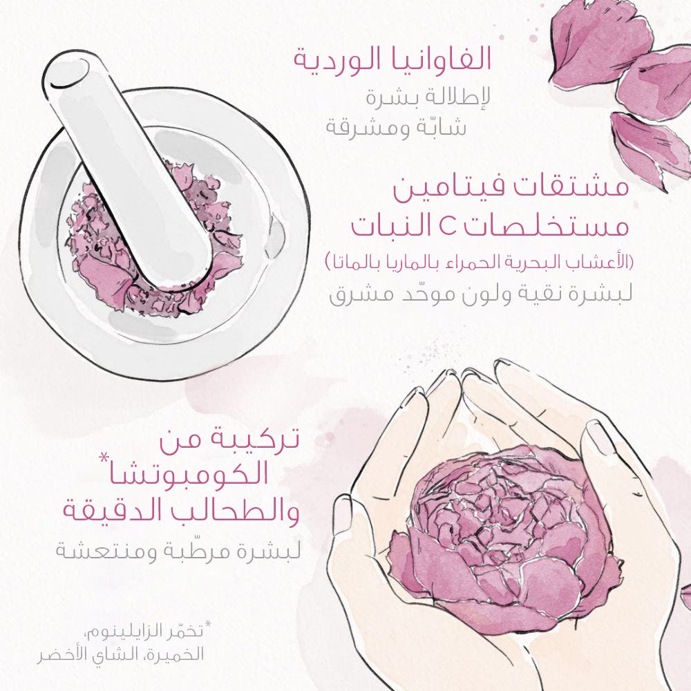اي اتش سي بوني برايت تونينغ اب كريم 50 مل