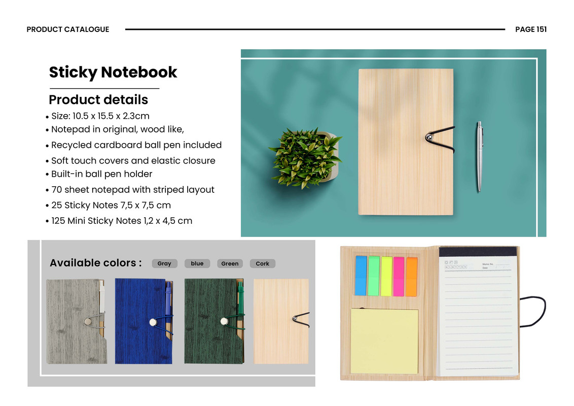 sticky notebook