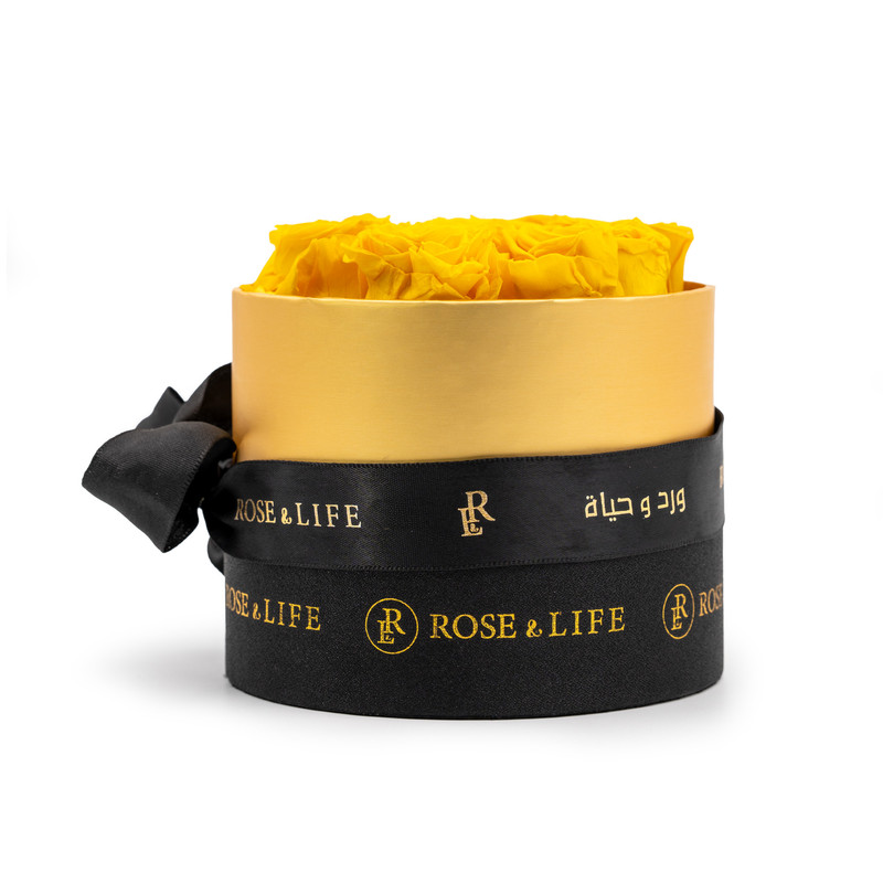  Rose & Life Infinite Rose Romance Box | Colour: Yellow 
