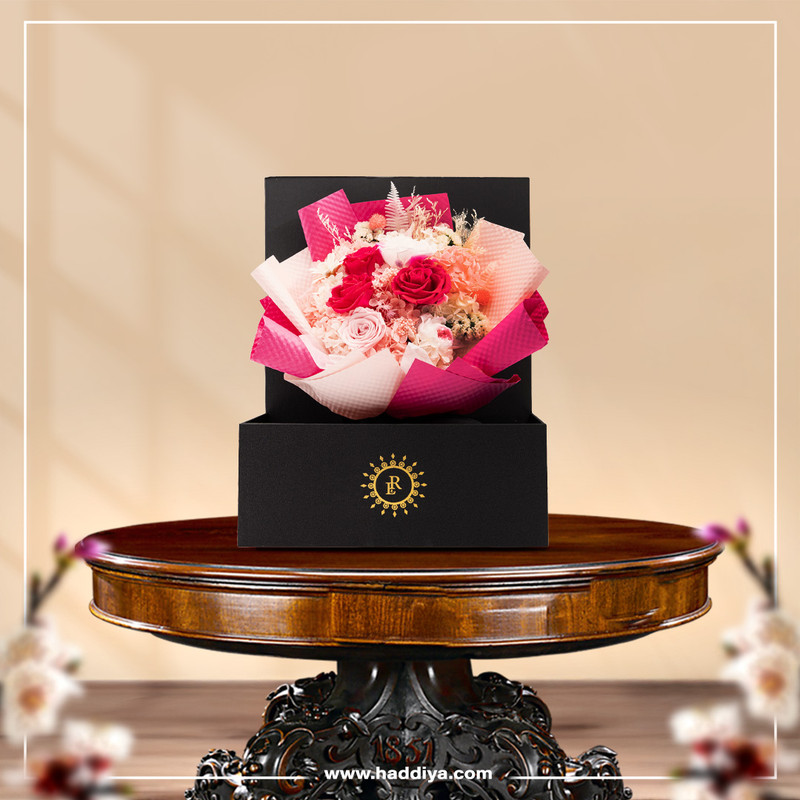  Rose & Life Pink Romance Bouquet Large 