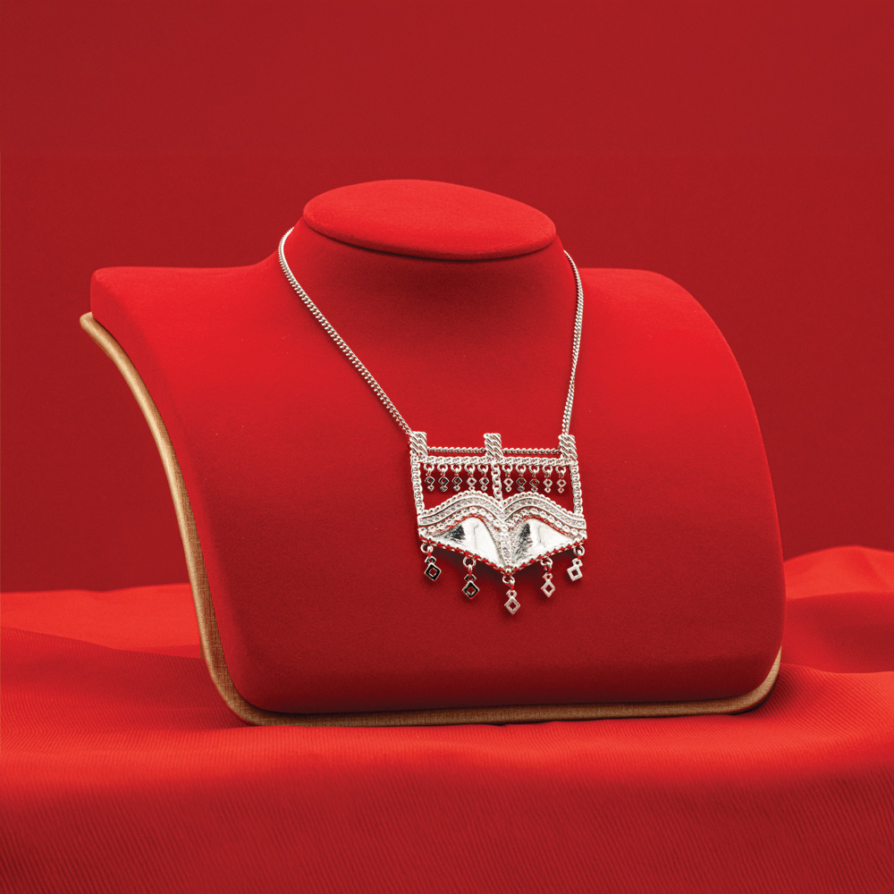  Burqa Necklace - Silver 