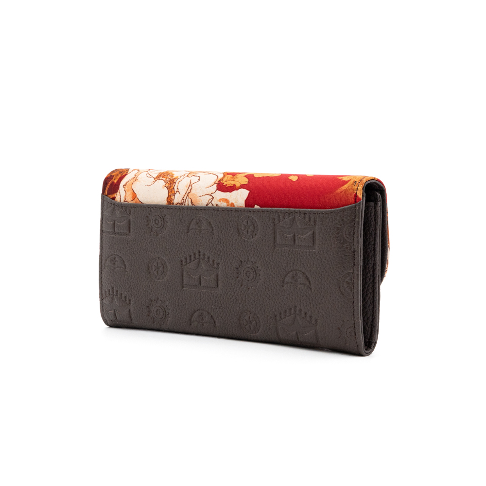  Michael Angelo - Rosso Foglia Fiori - Carry-All Wallet 