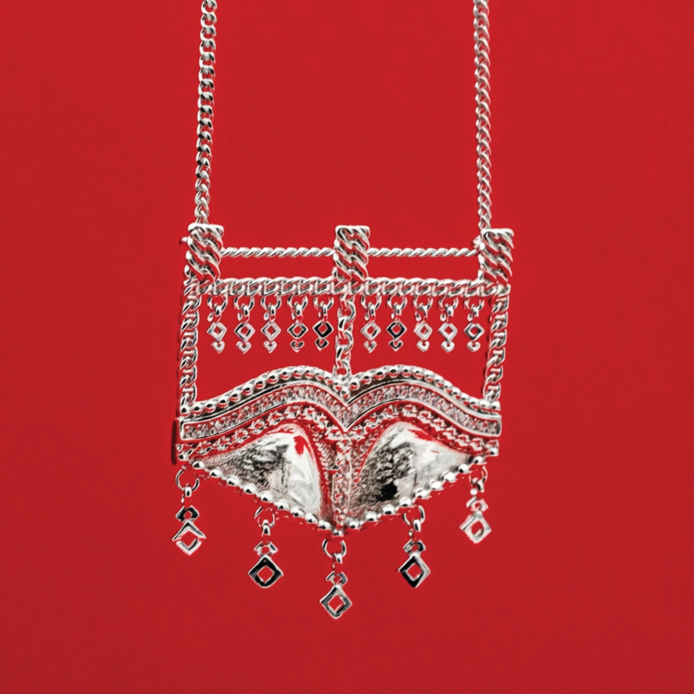  Burqa Necklace - Silver 